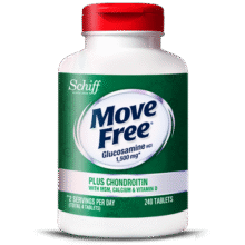 Move Free益节氨糖软骨素钙片240粒 5合1维骨力成人中老年美国氨基葡萄糖369元 (券后省20)