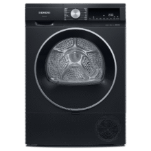 28日20点：西门子（SIEMENS）iQ300 曜石黑系列10公斤家用热泵干衣机  除菌除螨 羽绒服烘 多维立体烘干 D20W3800.39元（换新低至3724.38元）