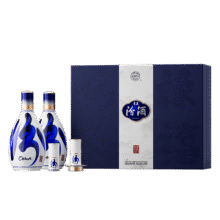 汾酒 青花20升级版 好事花开礼盒 清香型白酒 53度 500ml*2瓶礼盒装882元