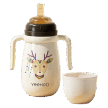 英氏YEEHOO 婴儿保温奶瓶 贵族白-配三头59.99元（需领券）