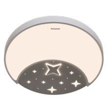 松下（Panasonic）吸顶灯全光谱健康护眼儿童房星空明月效果卧室灯简约灯具36W831.7元
