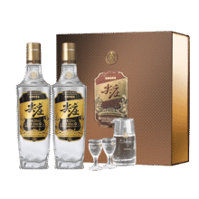 尖庄 白酒礼盒双支装 端午礼赠 绵柔浓香型白酒 纯粮酒 52度 500mL 2瓶 高光经典礼盒118元（需领券）