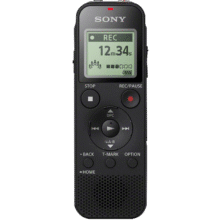 plus、国补：索尼（SONY）录音笔ICD-PX470 4GB 黑色 支持PCM线性录音 便携式学习商务采访 专业大直径扬声器303.54元