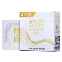 陌陌 避孕套超薄 安全套中号超薄002保险套 3只2.61元