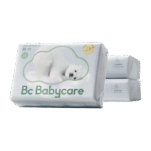 plus：bc babycare熊柔巾 超柔婴儿云柔巾纸巾新生儿宝宝保湿柔纸巾 乳霜抽纸巾 3层 80抽*3包 【小规格款】5.23元（合1.74元/件）