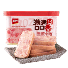 美好 宝藏小猪午餐肉猪肉罐头198g 猪肉火锅配菜 煎烤烫煮食材午餐肉20.9元 (券后省150,月销3000+)