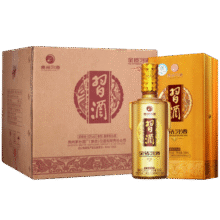 习酒 金钻 酱香型白酒 53度 500ml*6瓶 整箱装 原箱发货1320元 (月销1000+)