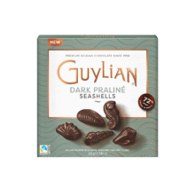 吉利莲（guylian）比利时进口 72%可可黑贝壳榛子夹心巧克力225g 生日礼物 520礼物25.19元