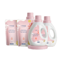 十月结晶婴儿酵素洗衣液 宝宝专用洗衣液1L*3瓶+2L袋装133.15元（需领券，合26.63元/件）