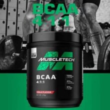 Muscletech 肌肉科技 高性能BCAA支链氨基酸粉 276g*2件49元包邮（24.5元/件）