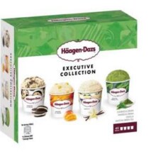 Haagen-Dazs 哈根达斯 100mL*4杯礼盒装*2件+473ml*2件新低177.5元包邮（折11元/杯）
