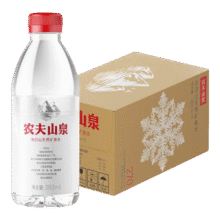 农夫山泉  长白山天然矿泉水 源自长白山 380ml*15瓶 380ml*15瓶*2箱36元（需领券）