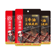 海底捞火锅底料 煲汤涮菜调味料 家庭聚会 一料多用 麻辣清油底料220g*1袋11.9元 (月销5000+)