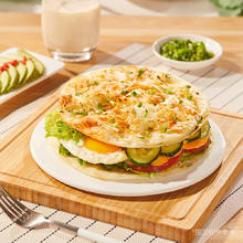 粮全其美 手抓饼葱香1920g 24片早餐早点面饼培根火腿伴侣卷饼13元