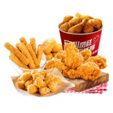 20点:凤祥食品 炸鸡家庭桶 1.9kg*3件80.35元（合26.78元/件）