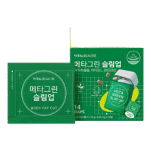 VITALBEAUTIE 内可美 阻油糖碳代谢绿茶片 14日 袋装版9.9元