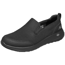 斯凯奇（Skechers）男鞋健步鞋 一脚蹬老人懒人鞋 男士透气软底网面休闲鞋 216010 全黑色/BBK 41289元 (券后省30)