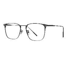 蔡司（ZEISS）德国蔡司近视可配老花镜远视镜度数眼镜框纯钛半框型轻男款女镜片 纯钛黑色眉框蔡司视特耐1.56高清268元