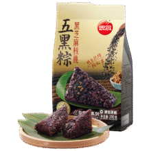 思念五黑黑芝麻核桃杂粮粽200g2只 真空包装*3件14.61元（合4.87元/件）