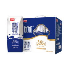 限地区:光明 优加纯牛奶 3.6g乳蛋白 钻石装200ml*12盒*5件+凑单106.45元（合21.29元/件）
