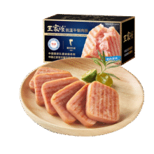 王家渡低温午餐肉300g原味即食早餐三明治香肠肉肠烧烤涮煮火锅方便速食20.5元 (月销1w+)