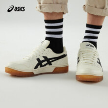 亚瑟士ASICS男女休闲鞋运动复古百搭COURT MZ 米白色/黑色 40.5429元