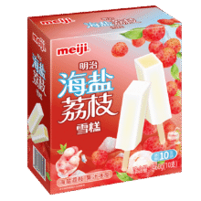 plus会员：明治 海盐荔枝雪糕 46g*10支 彩盒装*7件108.6元（需领券，合15.51元/件）