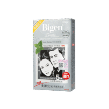 Bigen美源发采快速黑发霜 80g（天然黑 881）进口 快速染发健康遮白68元 (月销1w+)