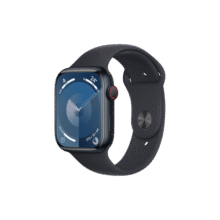 Apple/苹果 Watch Series 9 智能手表GPS+蜂窝款45毫米午夜色铝金属表壳午夜色运动型表带S/M MRP53CH/A2599元