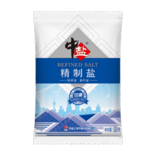 PLUS会员:中盐  精制盐500g加碘 井矿盐