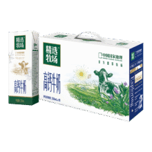 再降价、PLUS会员：蒙牛 精选牧场高钙全脂调制乳 250mlx10包17.92元包邮