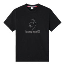 乐卡克（Le coq sportif）法国公鸡夏季男士圆领短袖T恤 L242UECA0304 炫黑色-2 M139元
