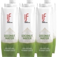 88vip、if纯椰子水0添加nfc 1L×6瓶+凑单69.39元+2.97元金币+凑单