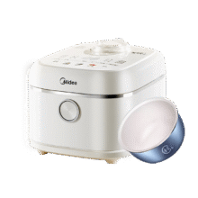 美的（Midea）电饭煲青瓷飞快系列电饭锅家用3-4-5-8个人圆灶抗菌内胆柴火饭微压智能预约多功能蛋糕快煮饭锅粥 4升青瓷内胆【蝶形猛火盘】MB-4E01R/ 4L227.15元晒图返10元