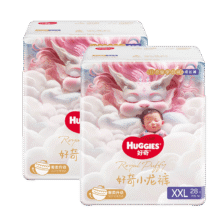 好奇 小龙裤 拉拉裤 2XL*56片*2包*2件219.6元包邮（合109.8元/件）