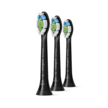 飞利浦（PHILIPS）电动牙刷刷头  钻石亮白型刷头W2 HX6063/96 3支装黑色 适配钻石3系 5系、9系126.7元 (券后省0.85,月销1w+)