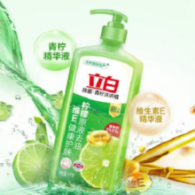 立白 洗洁精食品用青柠维E精华不伤手A类青柠洗洁精1kg*14.9元 （需领券）