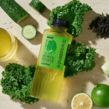 纯植物精粹！碧山村 无糖茉莉薏米水/羽衣甘蓝青瓜水 500ml*5瓶￥19.90 0.6折