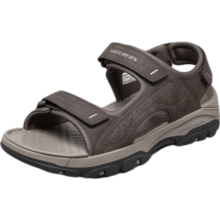 斯凯奇（Skechers）凉鞋男夏季运动休闲软底外穿沙滩鞋潮流拖鞋204105 巧克力色/CHOC 41289元 (券后省30)
