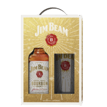 plus：金宾（Jim Beam）嗨棒节日礼盒款调和型威士忌750ml波本美国肯塔基州洋酒61.28元