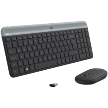 罗技（Logitech）时尚系列 MK470 键鼠套装 无线键鼠套装 超薄 全尺寸 星空灰 带无线2.4G接收器229元 (券后省20)