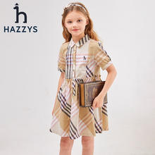 HAZZYS 女童干练翻半袖连衣裙券后179元