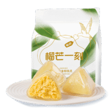 榴芒一刻 榴莲冰粽端午水晶粽子榴莲果肉开袋即食45g*10枚源头直发166.72元2件（合83.36元/件）