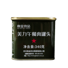 plus，需首购：高金食品 美力午餐肉 340g5.34元