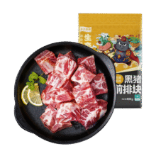 龙大肉食 黑猪排骨800g 蓬莱生态黑猪生鲜免切猪排骨红烧烧烤煲汤低温解冻34.9元 (月销1w+)
