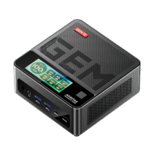 天钡GEM12+PRO迷你主机【京仓速发】 AMD R7锐龙企业级高性能电脑电竞游戏台式整机双USB4配OCuLink口 锐龙7PRO 8845HS【带副屏及指纹】 准系统【无内存无硬盘】2199元（需领券）