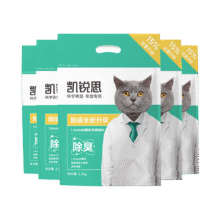 凯锐思豆腐猫砂除味猫沙纯豆腐砂豆腐渣无尘大颗粒结团可冲厕所11.5kg142.1元2件（需领券，合71.05元/件） 需凑单