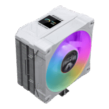 瓦尔基里（VALKYRIE）AL125 WHITE VK CPU风冷散热器 4热管 1.54吋LCD 支持LGA1700 AM5 ARGB光效PLUS，503.6元（需领券，合125.9元/件）