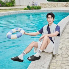 乔丹【FE拖鞋】2025夏季男士舒适休闲鞋男运动轻便软底沙滩拖鞋54元
