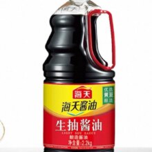 海天 生抽酱油2.2kg8.77元